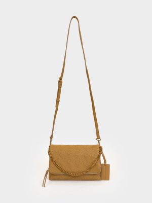 Joni East/West Quilted Flap Crossbody Bag * Final Sale*