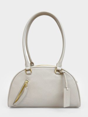 Tate Saffiano Satchel Bag * Final Sale*